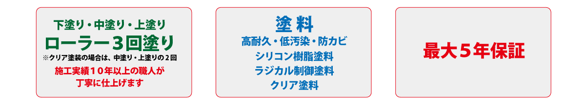 塗装 塗料 保証