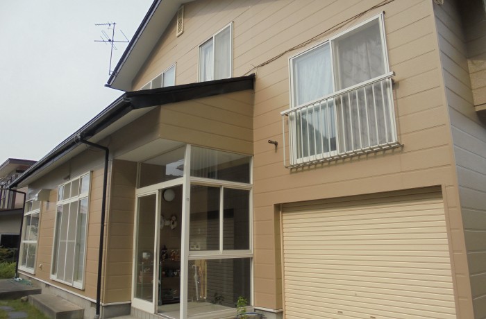 秋田市 新藤田 H様邸(外壁塗装色:ND376) | オバ建合同会社 秋田で