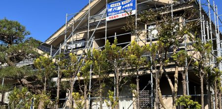 秋田市御所野K様邸 外壁塗装着工しました