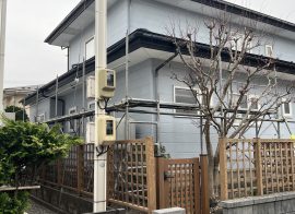秋田市御所野S様邸　雨樋交換工事　着工しました