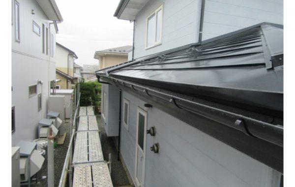 秋田市御所野S様邸　雨樋交換工事
