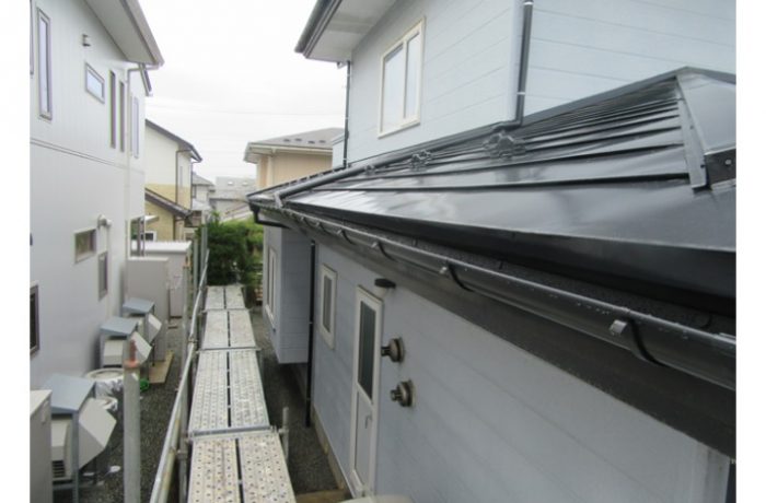 秋田市御所野S様邸　雨樋交換工事