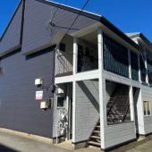 リバーフロント川元C  外壁塗装・屋根塗装・外装補修工事　（外壁塗装色：チャコールグレー、ND-400　　屋根塗装色：シルバー）