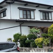 秋田市桜H様邸　外壁塗装　塗装色：IF-9901