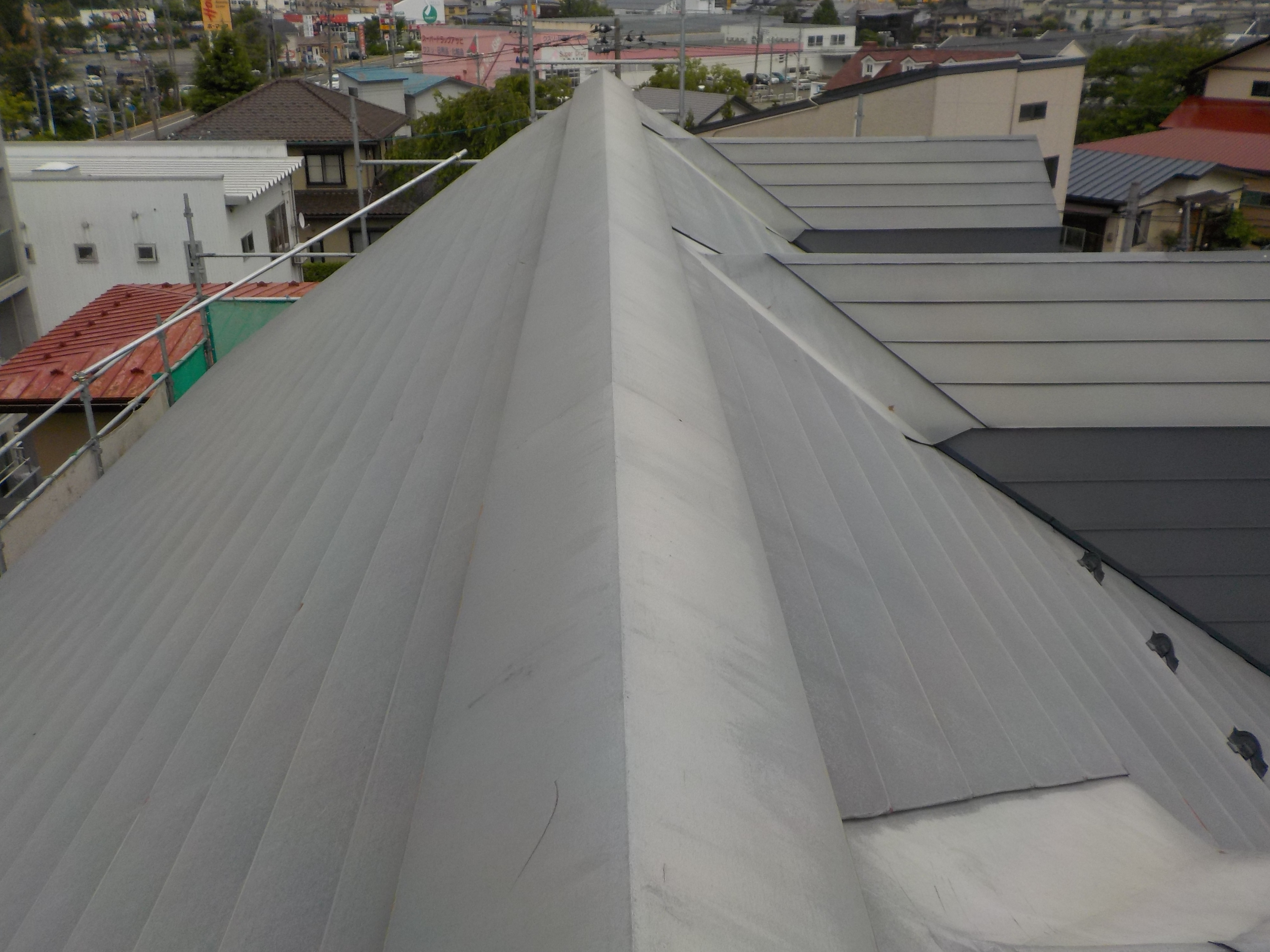 施工前屋根