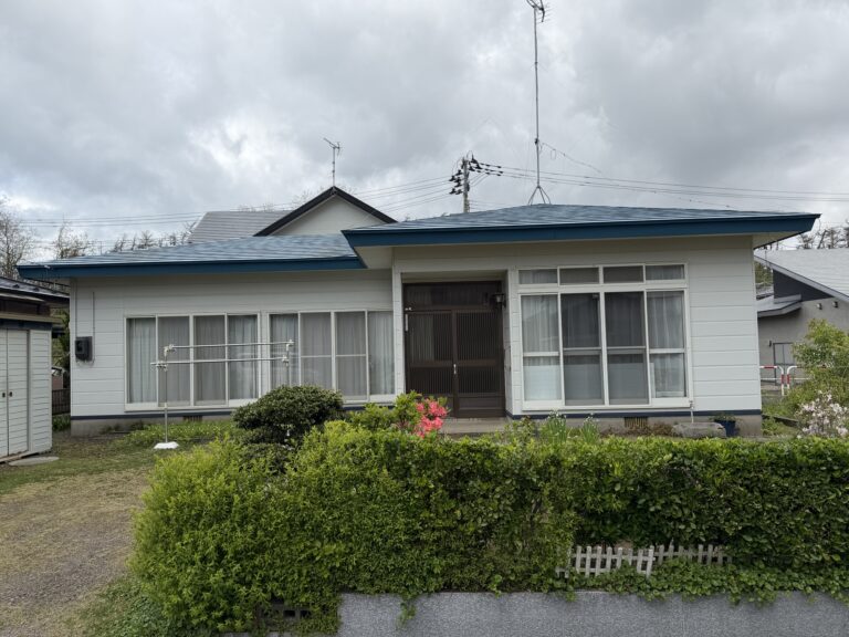 潟上市S様邸　外壁塗装・屋根塗装着工しました